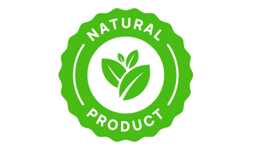 100% natural product badge